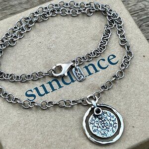 Sundance NEW $188 Sterling Silver Israel Pendant 16-1/2" Chain Pendant Necklace